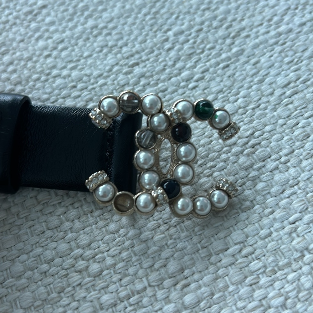 Chanel Authentic Interlocking Cc Logo Belt 2019 C… - image 5